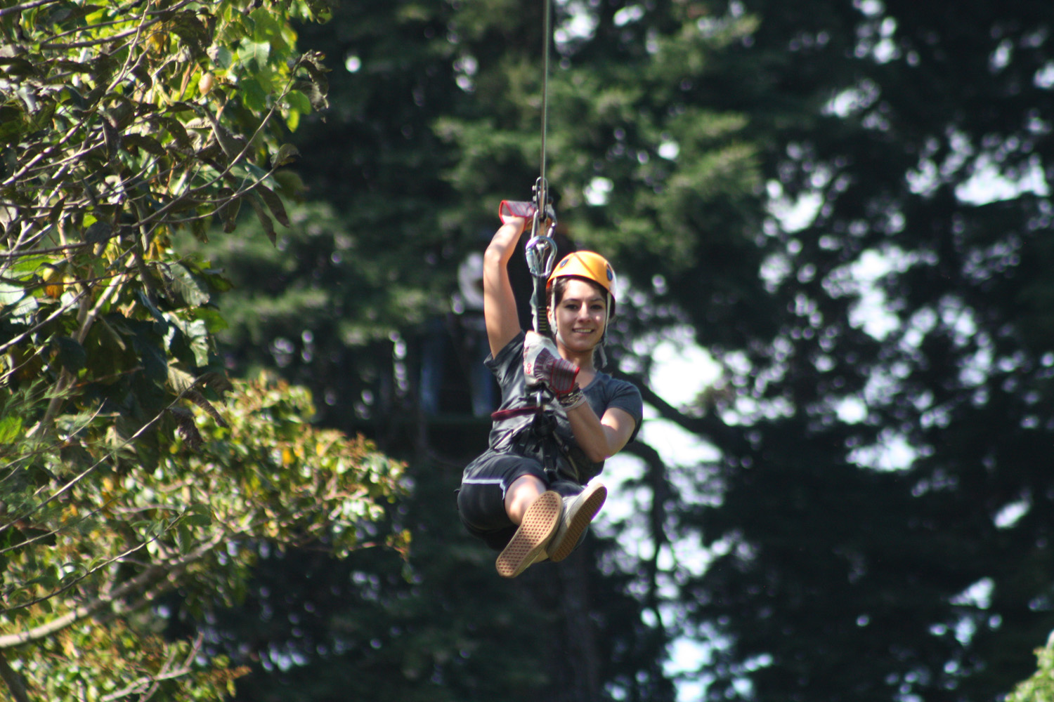 Day 8. Zip line tour is one of the several adventure options in the Flower Route.